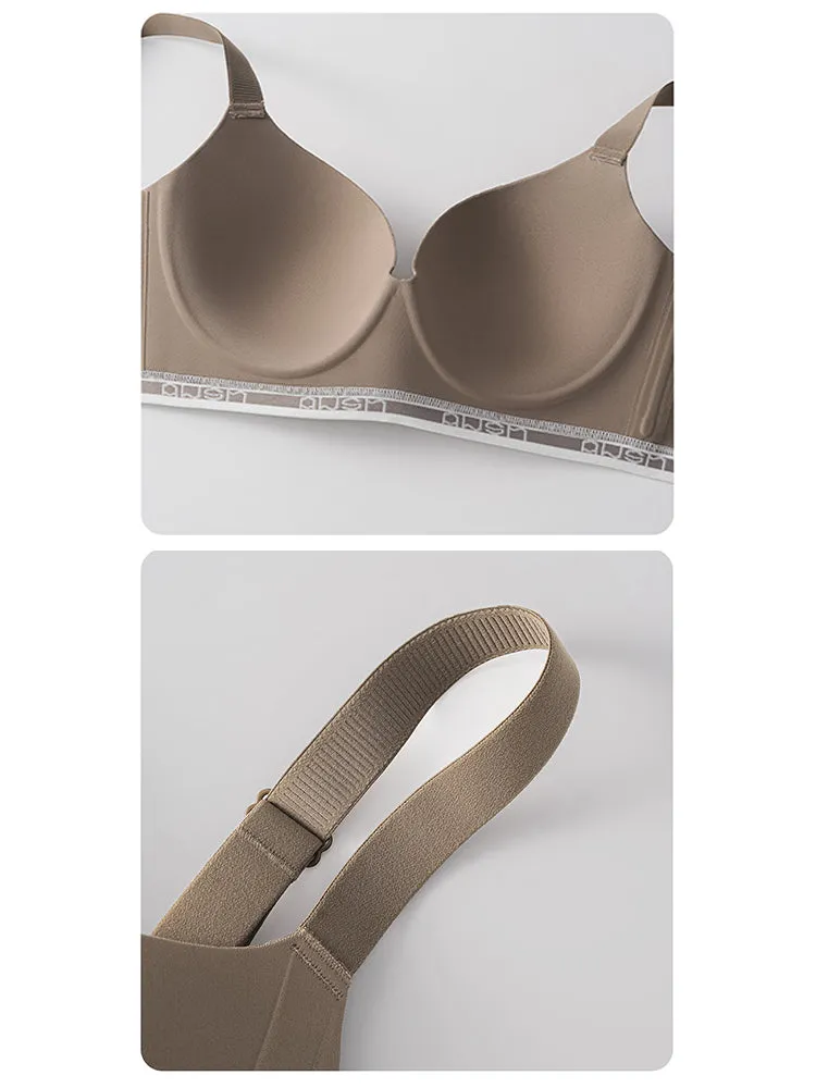 Ultra-Lightweight Seamless Push Up Minimizer Bra
