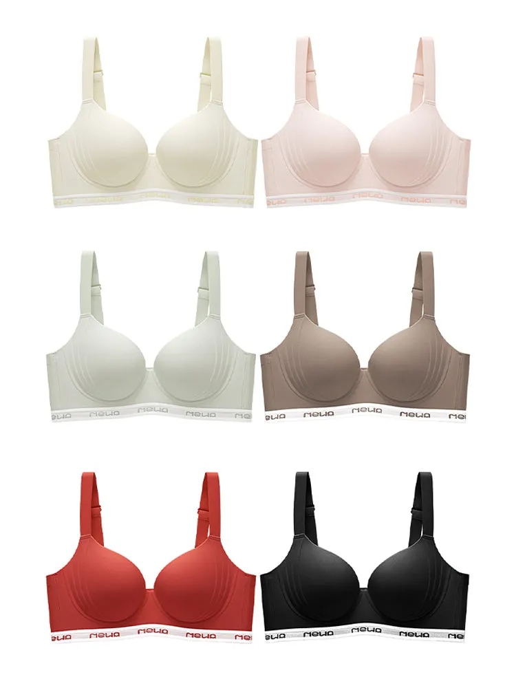 Ultra-Lightweight Seamless Push Up Minimizer Bra