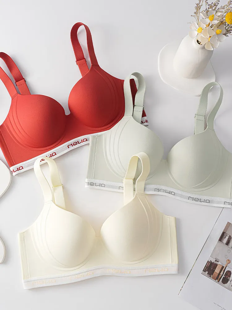 Ultra-Lightweight Seamless Push Up Minimizer Bra