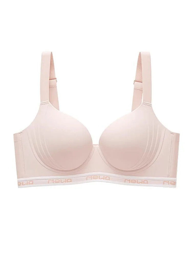 Ultra-Lightweight Seamless Push Up Minimizer Bra