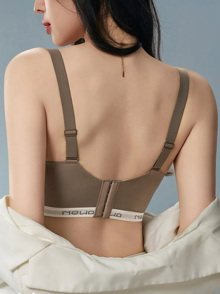 Ultra-Lightweight Seamless Push Up Minimizer Bra