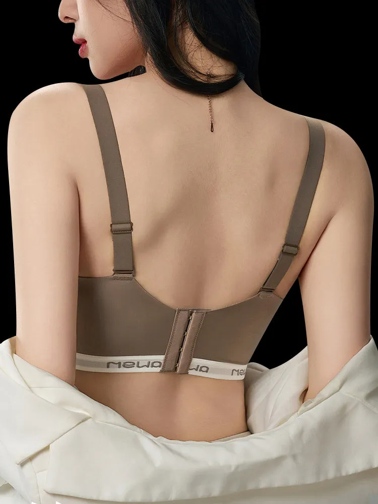 Ultra-Lightweight Seamless Push Up Minimizer Bra