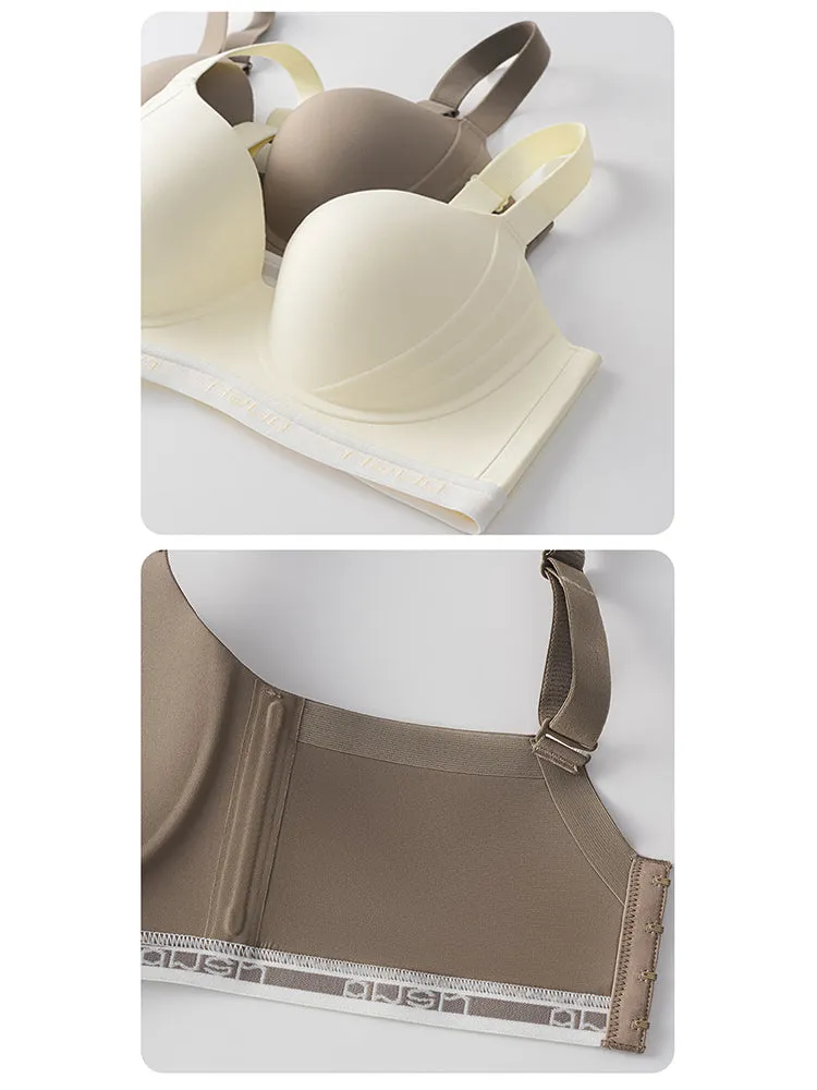 Ultra-Lightweight Seamless Push Up Minimizer Bra