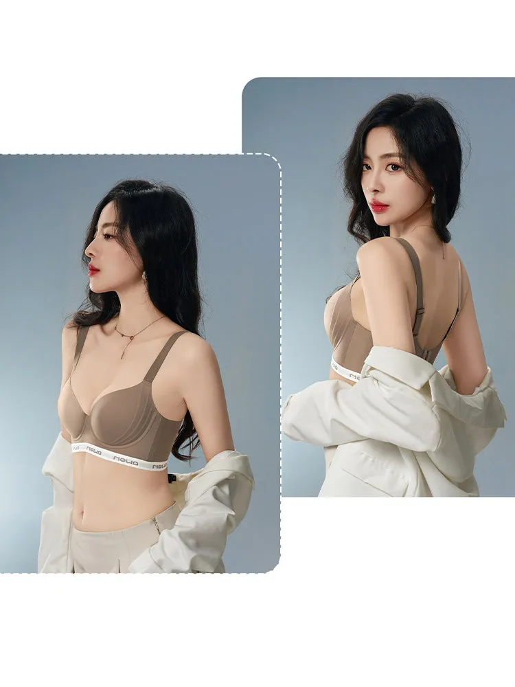 Ultra-Lightweight Seamless Push Up Minimizer Bra