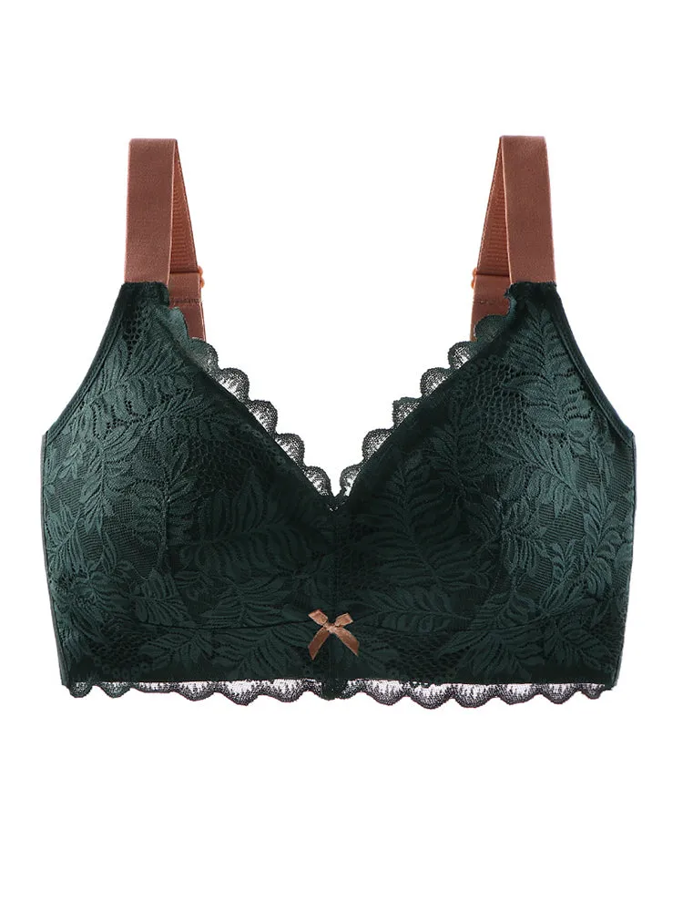 Ultra-thin Lace Push-up Wireless Bra