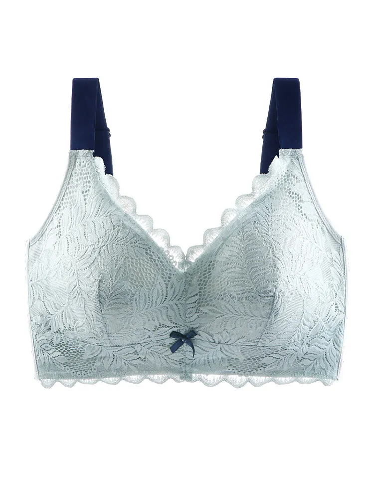 Ultra-thin Lace Push-up Wireless Bra