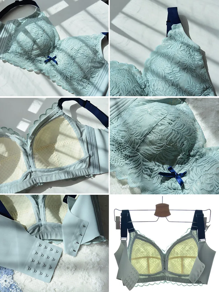 Ultra-thin Lace Push-up Wireless Bra
