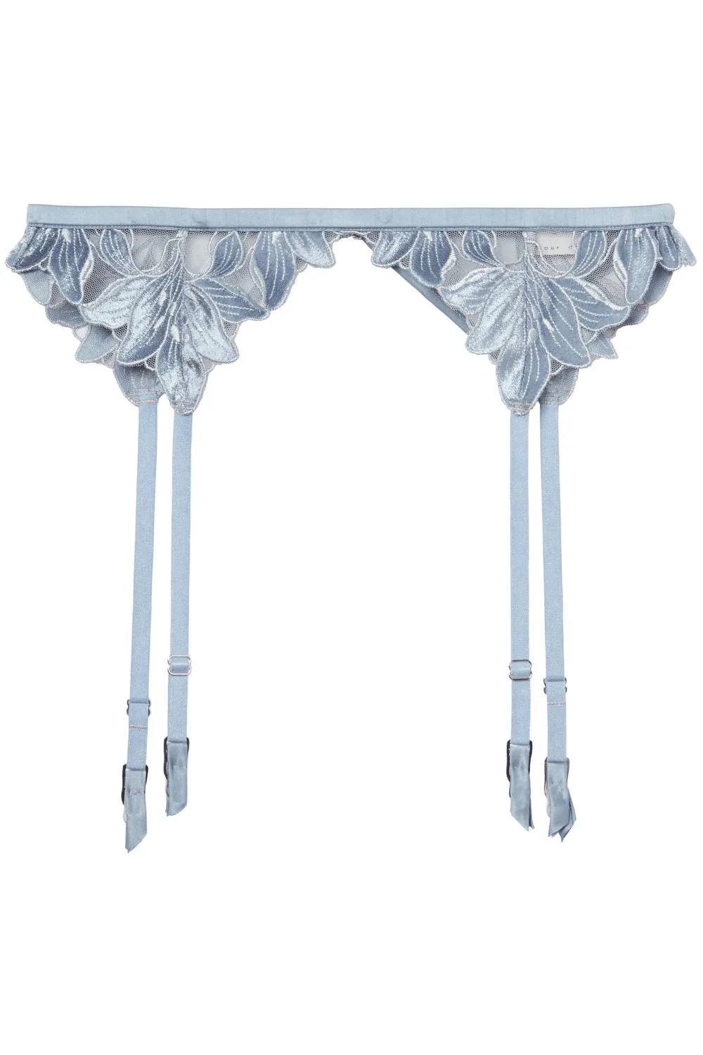 Velvet Lily Embroidery Suspender