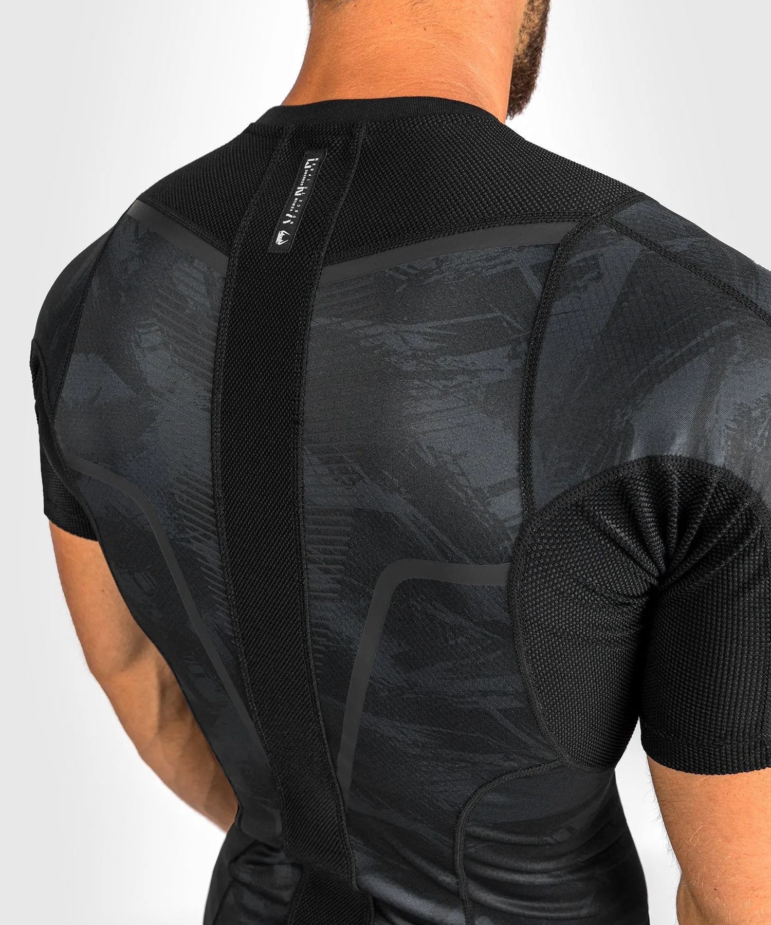 Venum Electron 3.0 Rashguard - Short Sleeves - Black