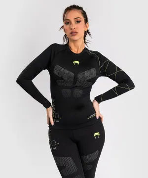 Venum Training Camp 4.0 Long Sleeve Rashguard - Black/Neon Green