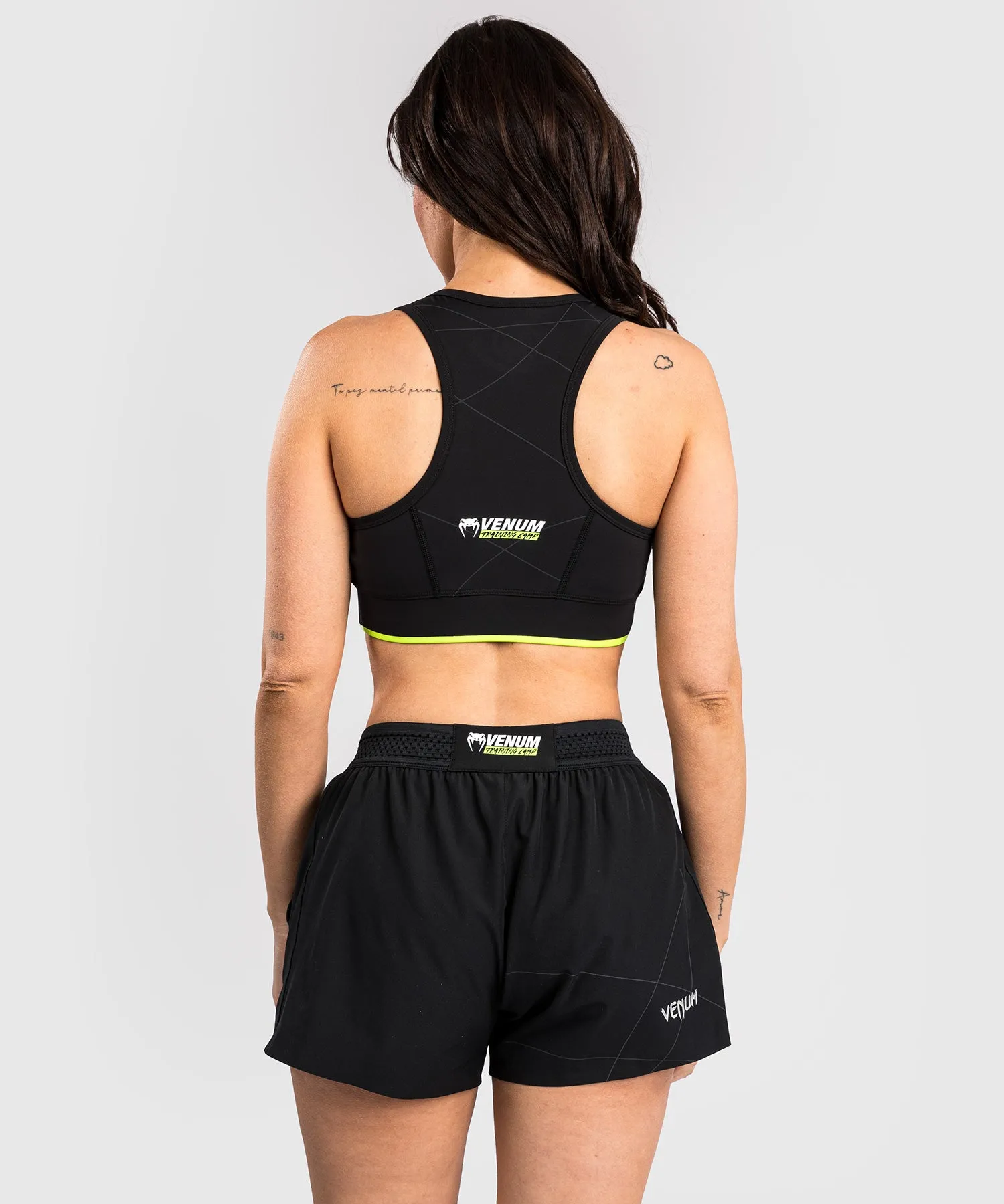 Venum Training Camp 4.0 Sport Bra - Black/Neon Green