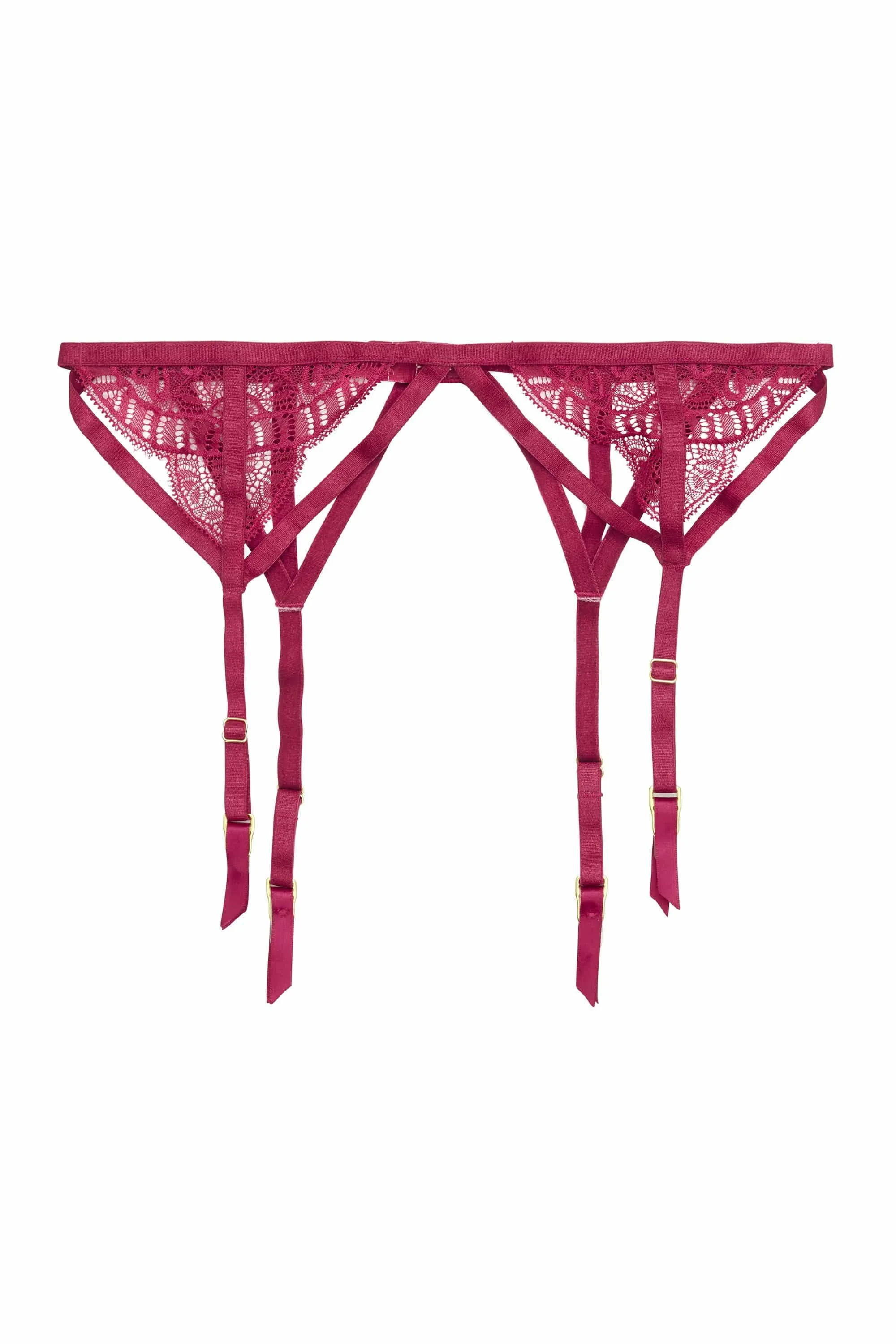 Wolf & Whistle Cecile Lace Strappy Suspender Belt