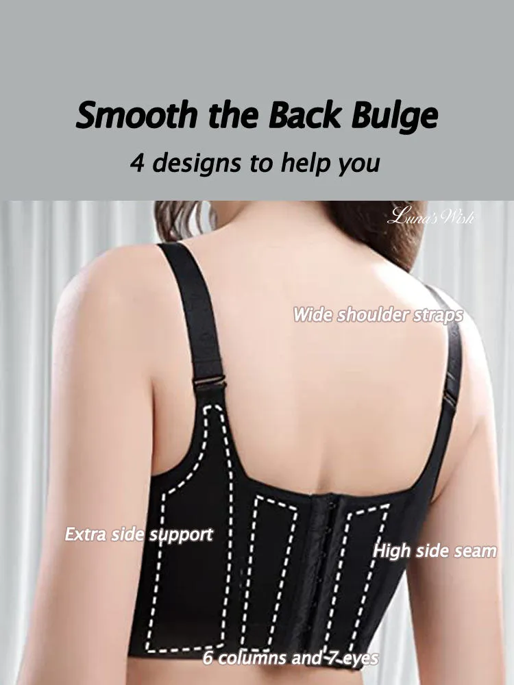 Women Comfort Push Up Glossy Longline T-Shirt Bras