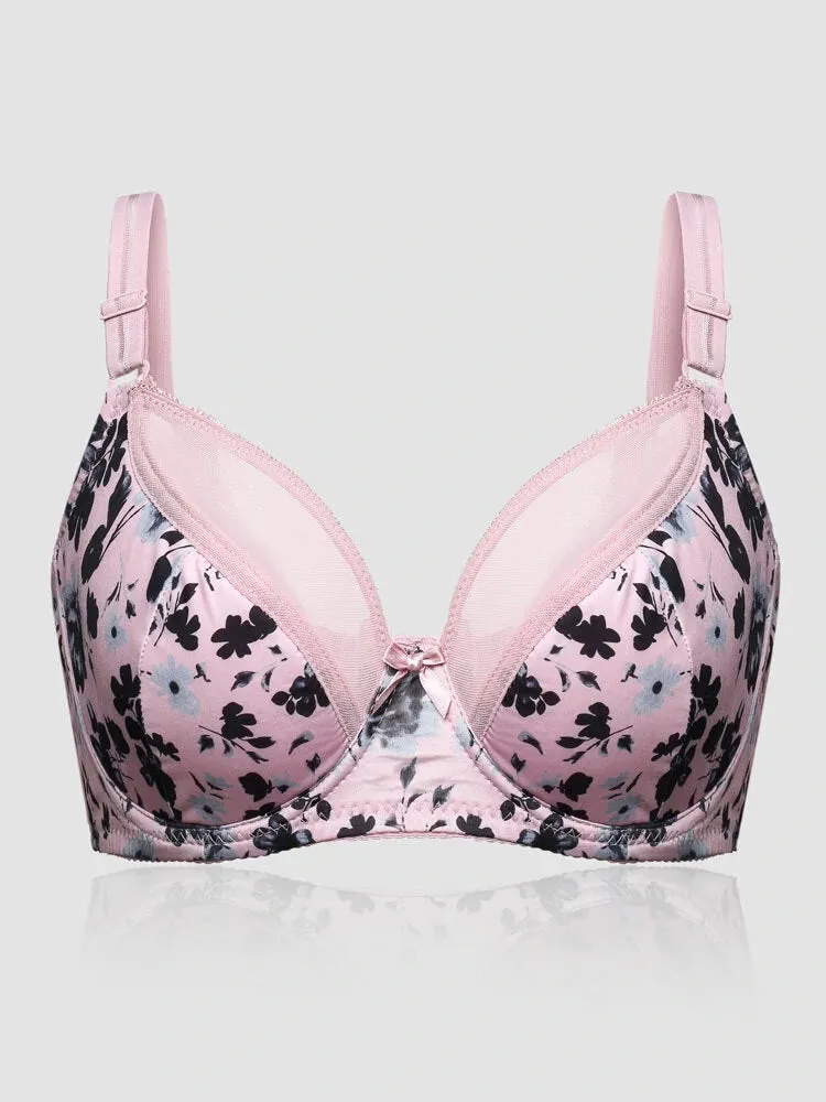 Women's Comfort Ultra-thin Lace Push Up Bra