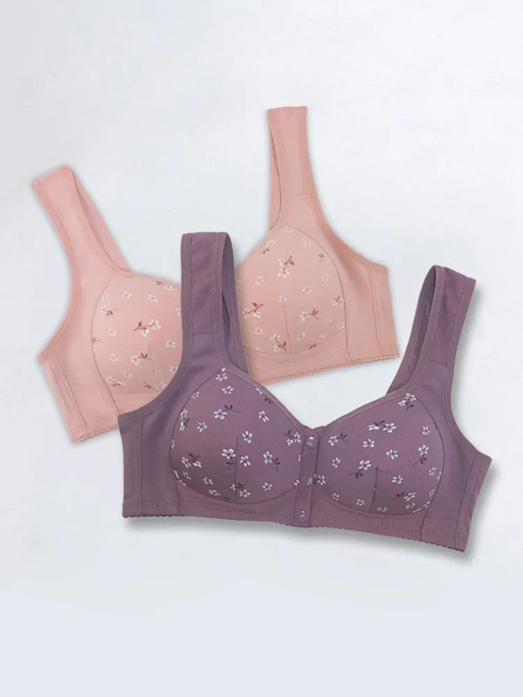 Women's Comfort Wireless Front Close Bra