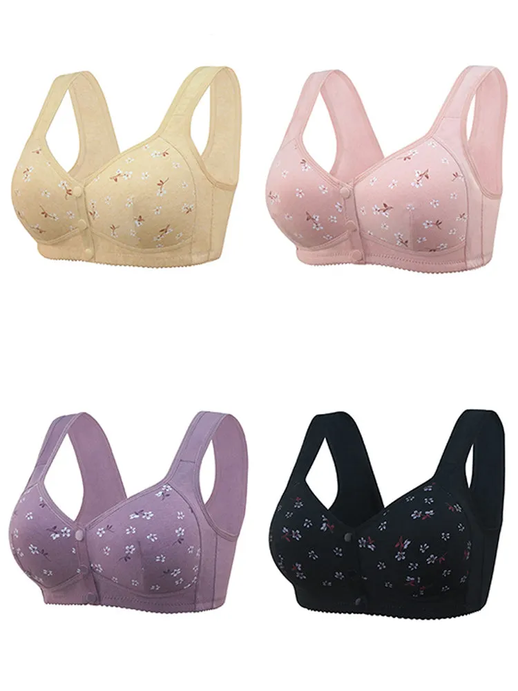 Women's Comfort Wireless Front Close Bra