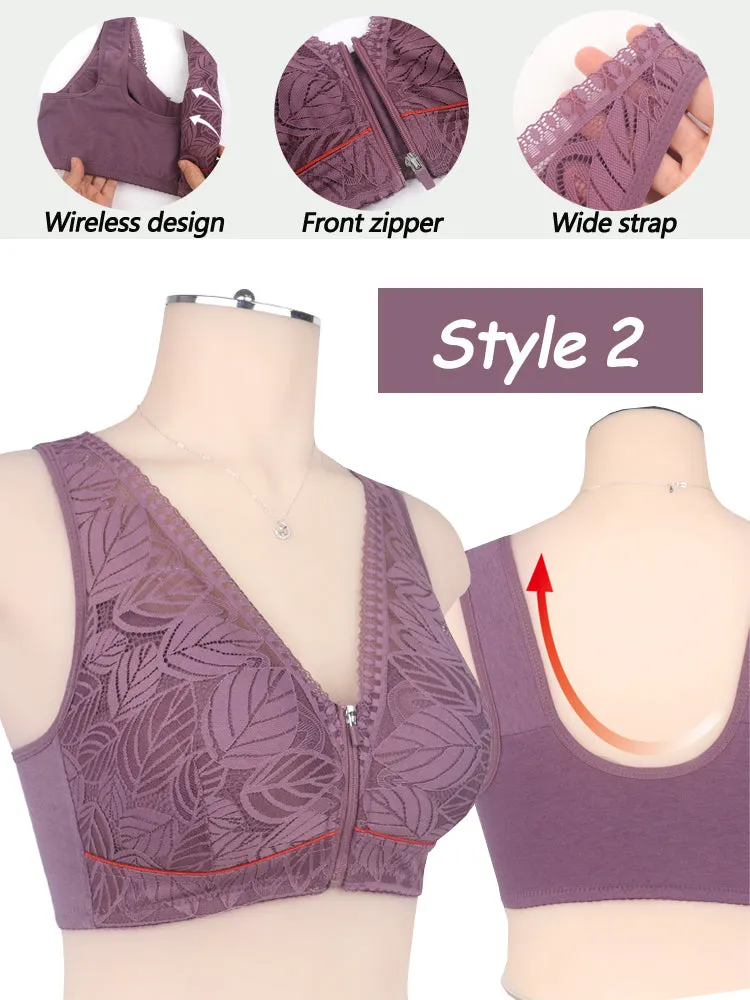 Women's Comfort Wireless Front Close Bra