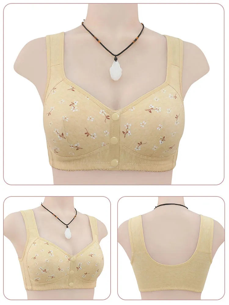 Women's Comfort Wireless Front Close Bra