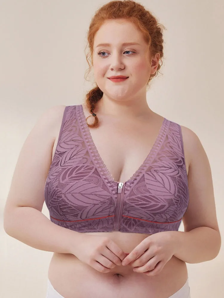 Women's Comfort Wireless Front Close Bra