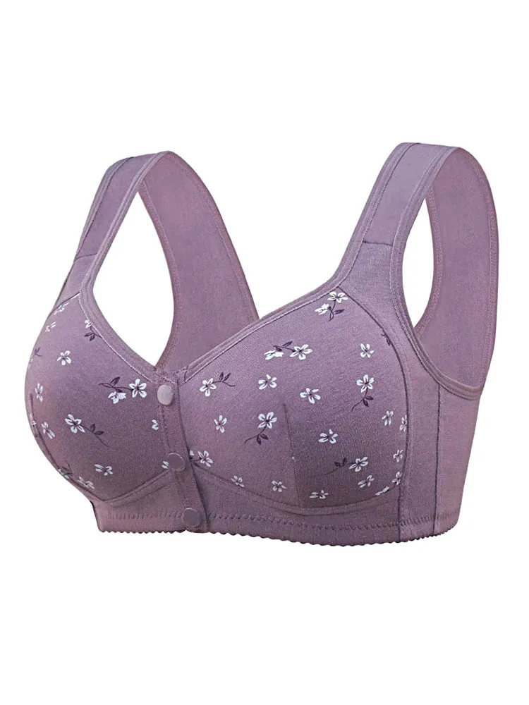 Women's Comfort Wireless Front Close Bra