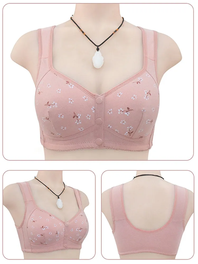Women's Comfort Wireless Front Close Bra