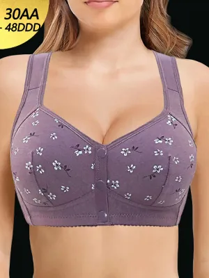 Women's Comfort Wireless Front Close Bra
