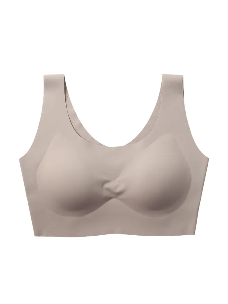 Women's Comfy Sleep Smoothing Scoop Pull-Over Wireless Bras