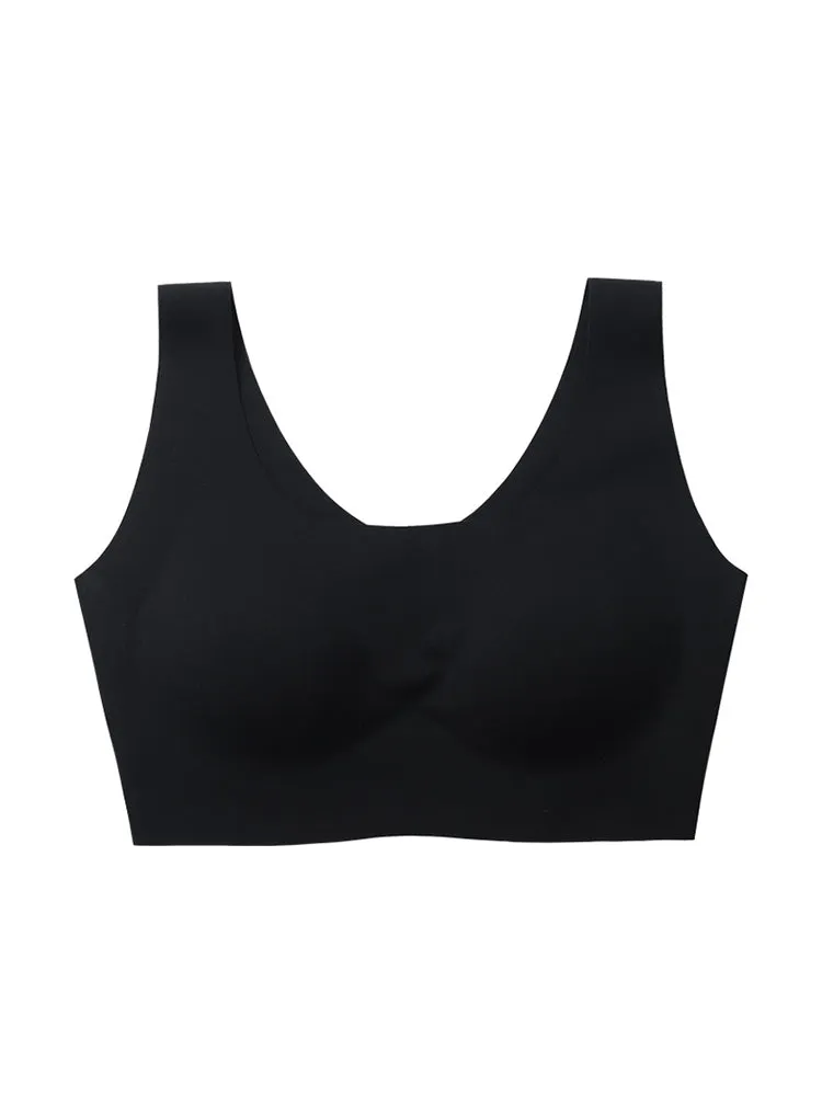 Women's Comfy Sleep Smoothing Scoop Pull-Over Wireless Bras
