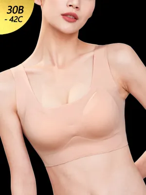Women's Comfy Sleep Smoothing Scoop Pull-Over Wireless Bras