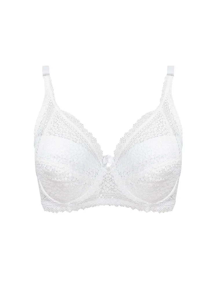 Women's Romantic Cutout U-back Underwire Bra