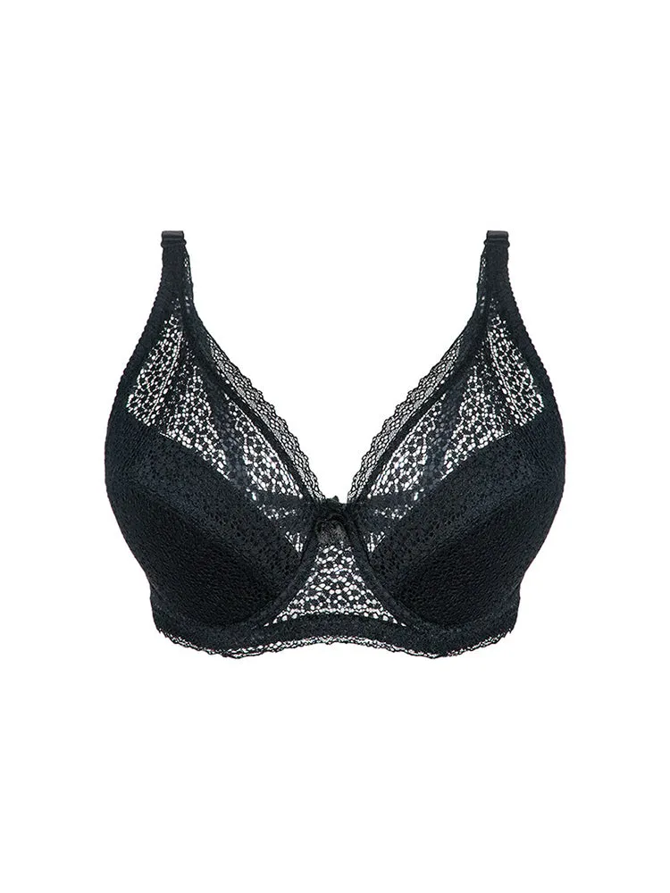 Women's Romantic Cutout U-back Underwire Bra
