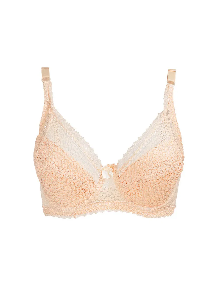 Women's Romantic Cutout U-back Underwire Bra